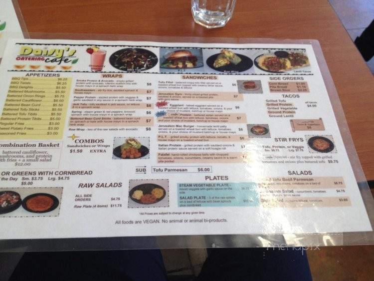 Daisy's Catering Cafe - Phoenix, IL menu_pic
