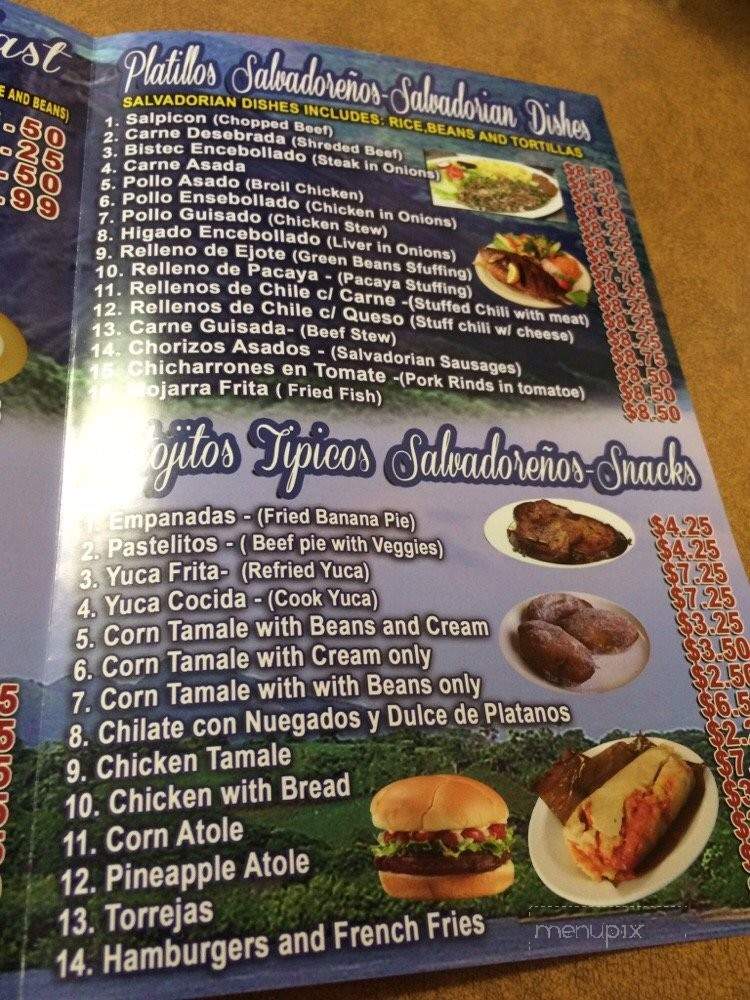 Pupuseria Comalapa - Anaheim, CA menu_pic