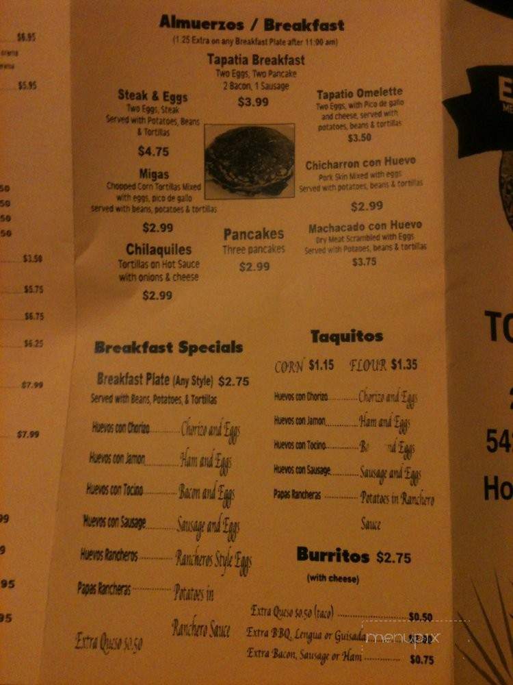 /250127411/Taqueria-El-Jimador-Menu-Houston-TX - Houston, TX