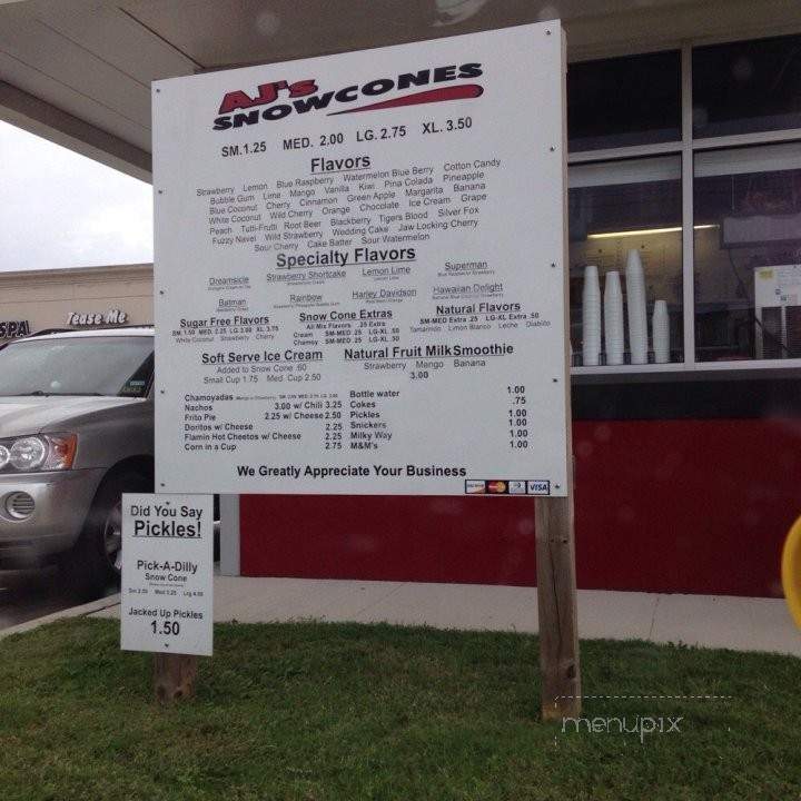 /250759667/AJs-Snowcones-Pearland-TX - Pearland, TX