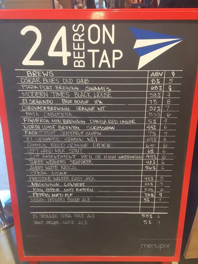 Astro Pub - Playa Vista, CA menu_pic