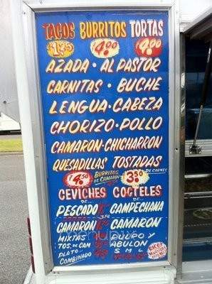 Guillen's Mariscos El Guero Taco Truck & Seafood - Los Angeles, CA menu_pic