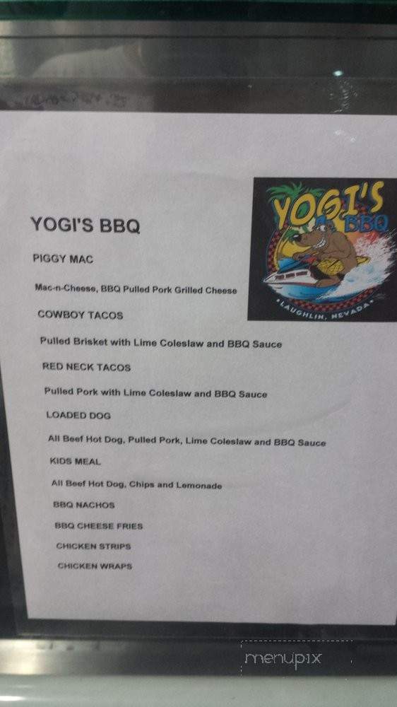 Yogi's Picnic Basket - Laughlin, NV menu_pic