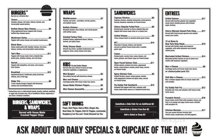 Tavern Six - Kirtland, OH menu_pic