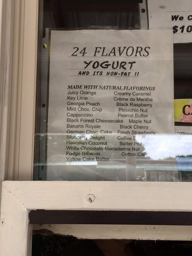 Gibson Brothers' Dairy Farm - Worcester, MA menu_pic