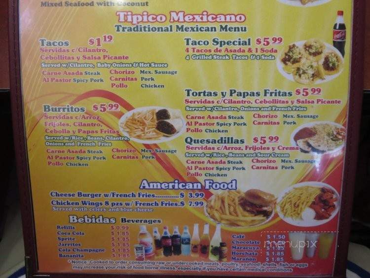 La Salvadorenita Pupuseria Y Taqueria - Norcross, GA menu_pic