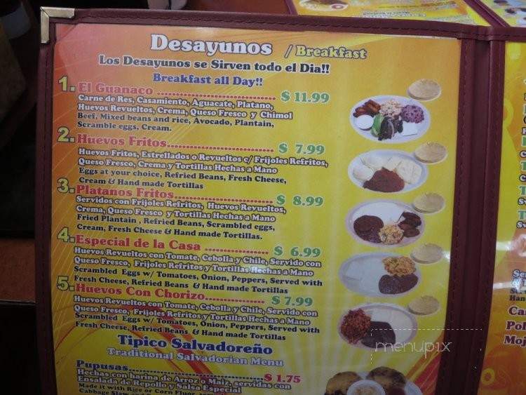 La Salvadorenita Pupuseria Y Taqueria - Norcross, GA menu_pic