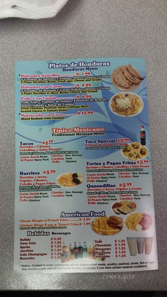 La Salvadorenita Pupuseria Y Taqueria - Norcross, GA menu_pic