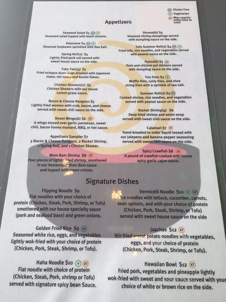 Spiral Noodle - Richmond, VA menu_pic