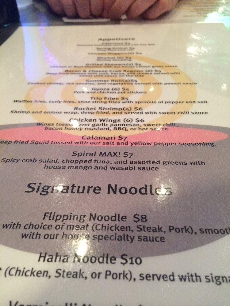 Spiral Noodle - Richmond, VA menu_pic