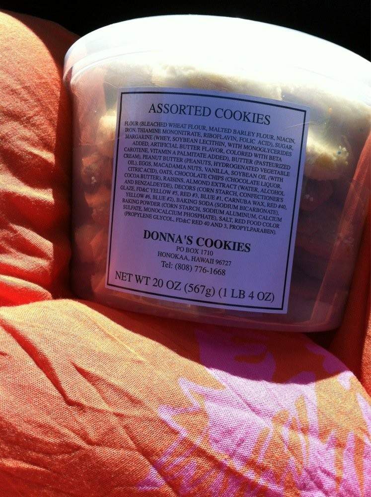 Donna's Cookies - Paauilo, HI menu_pic