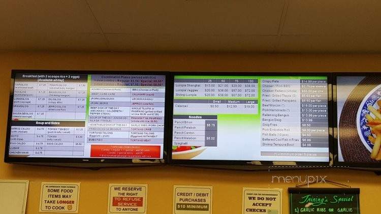 Trining's Bakery and Cafe - Temecula, CA menu_pic
