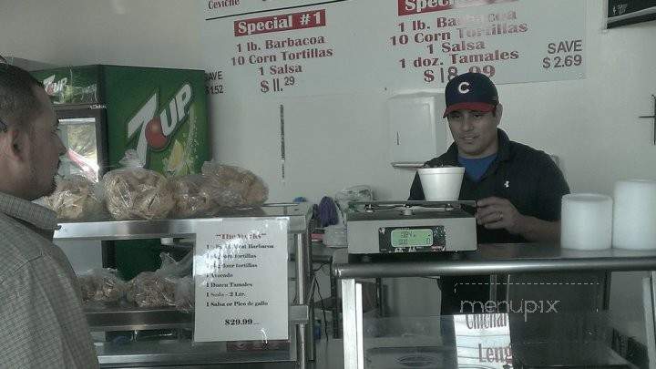 Rios Barbacoa - San Antonio, TX menu_pic