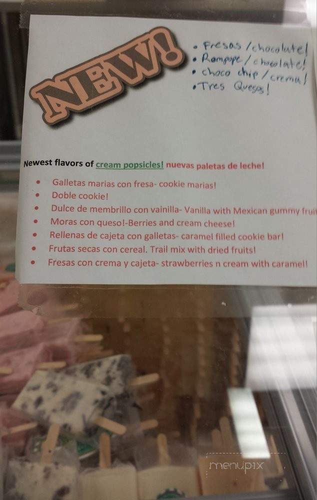 La Michoacana Gudino's - Mundelein, IL menu_pic