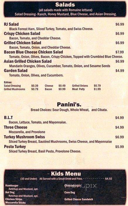 RJ's Burger Joint - Tacoma, WA menu_pic