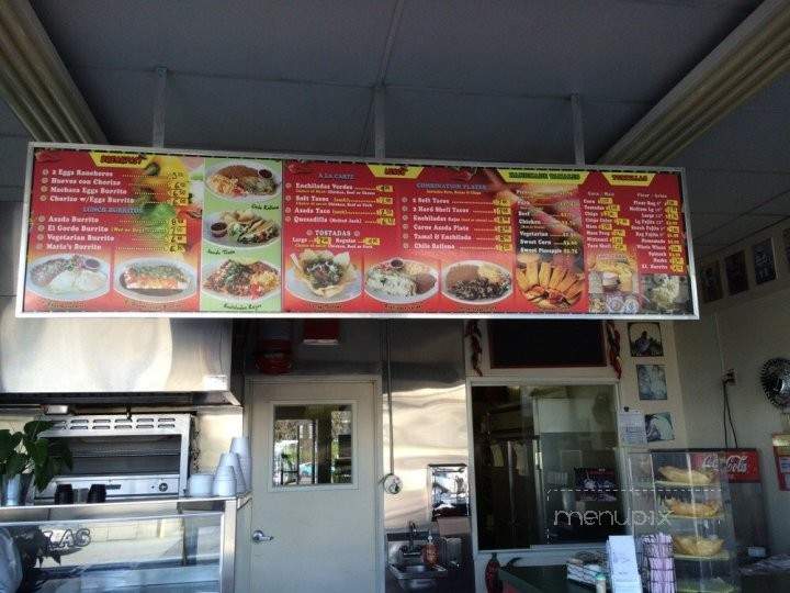 Maria's Tortillas - Los Angeles, CA menu_pic