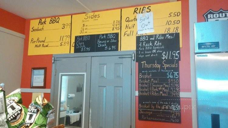 Bean's Barbecue - Edinburg, VA menu_pic