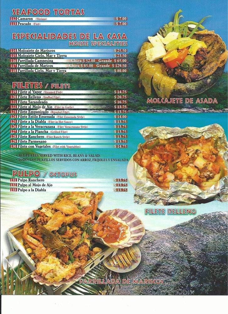 El Ensenada Grill - Santa Ana, CA menu_pic
