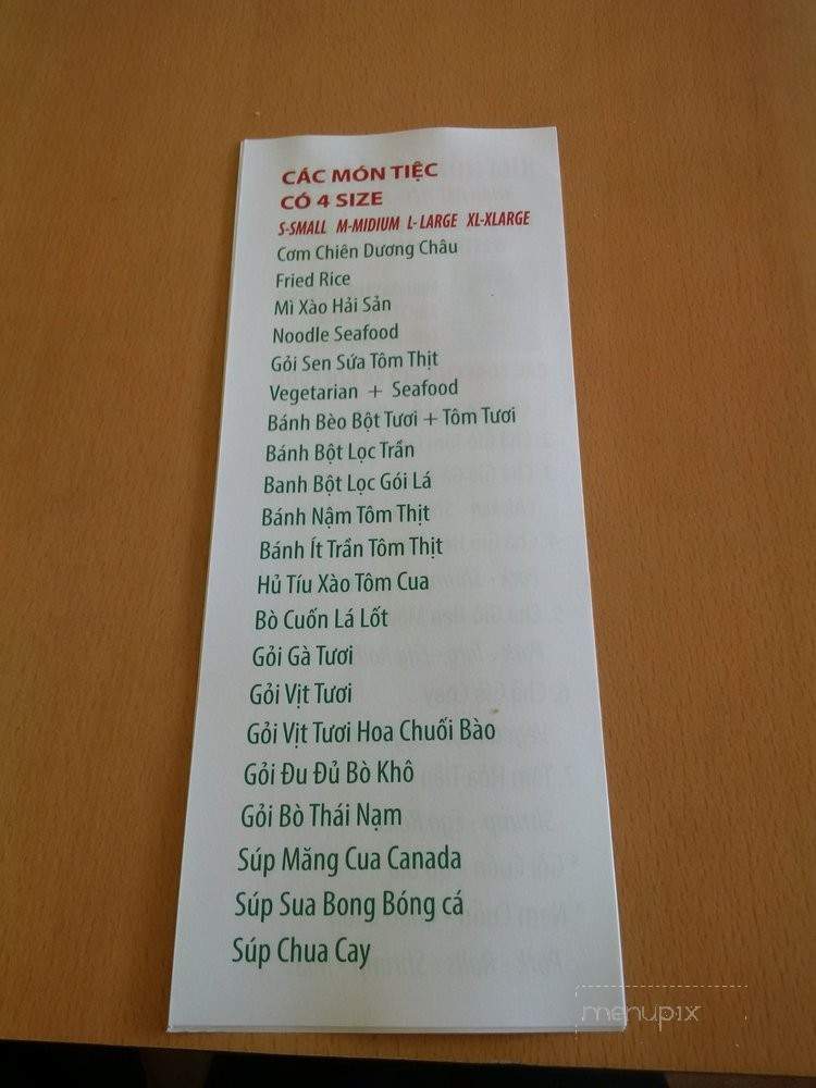 Kim Hong Eggrolls - Westminster, CA menu_pic