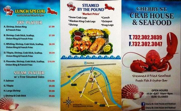 Cherry St Crab House and Seafood - South Bound Brook, NJ menu_pic