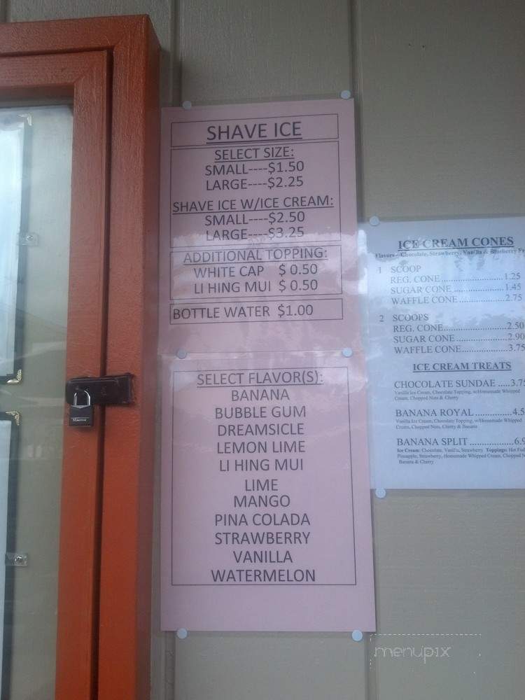 Pokai Bay Restaurant - Waianae, HI menu_pic