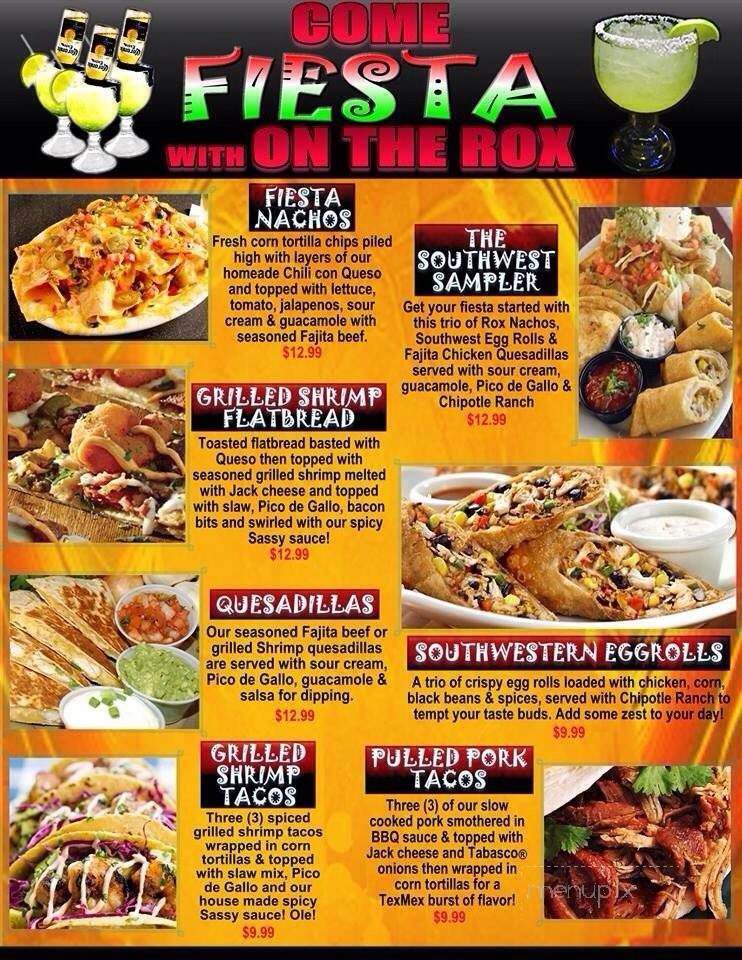On the Rox Sports Bar & Grill - Humble, TX menu_pic