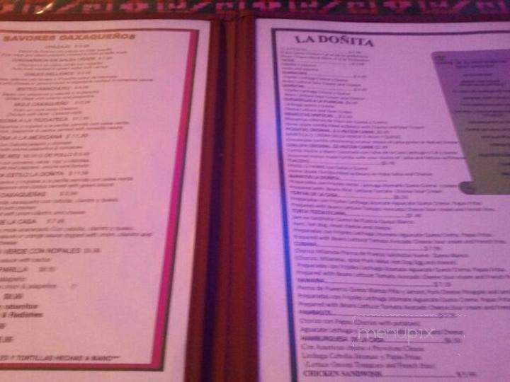 La Donita - Des Plaines, IL menu_pic