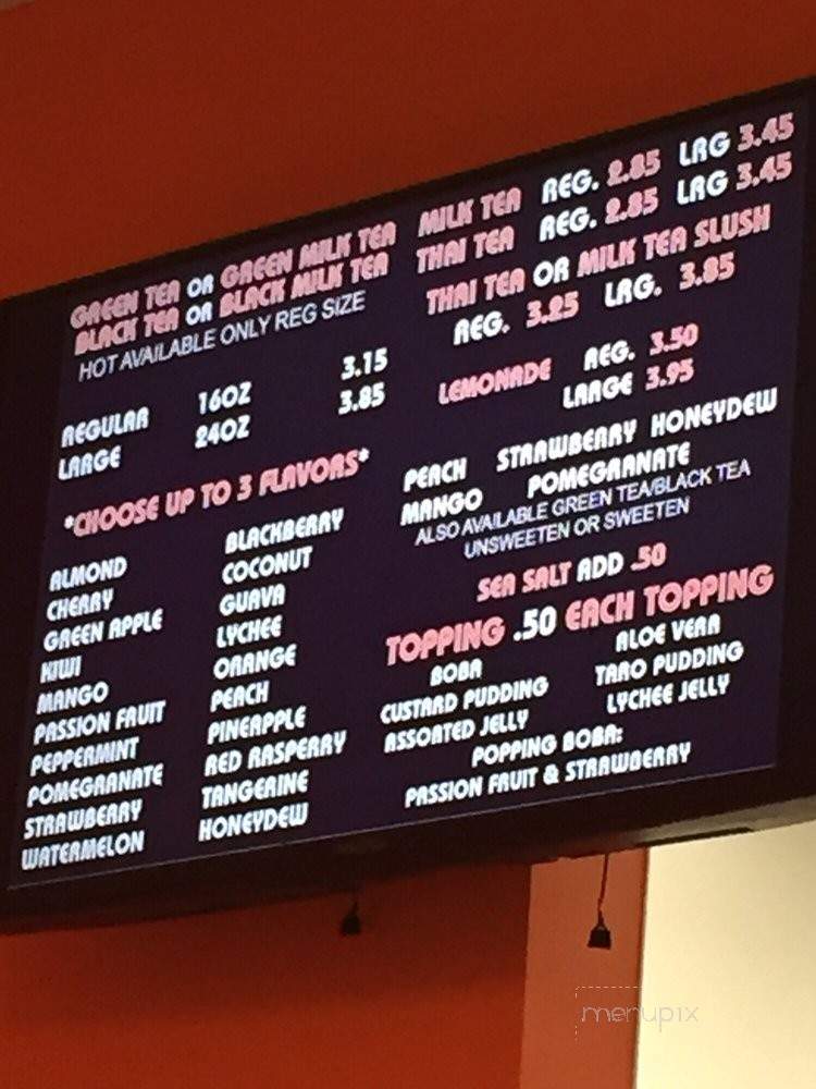 Boba Star - Montclair, CA menu_pic