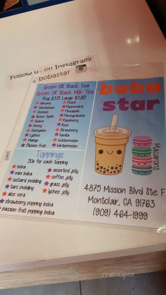 /250854489/Boba-Star-Menu-Montclair-CA - Montclair, CA