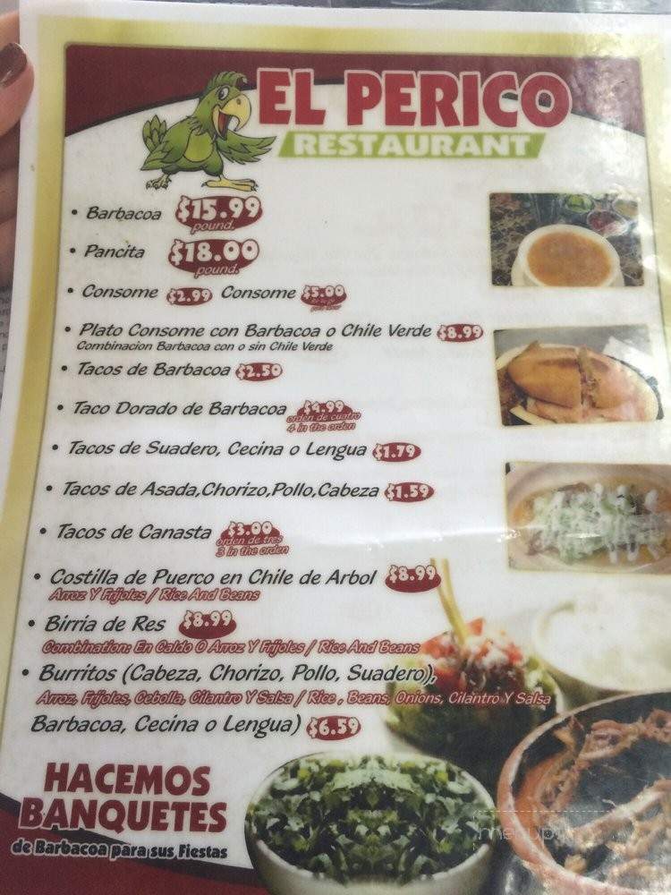 /250232269/El-Perico-Restaurant-Menu-Chino-CA - Chino, CA