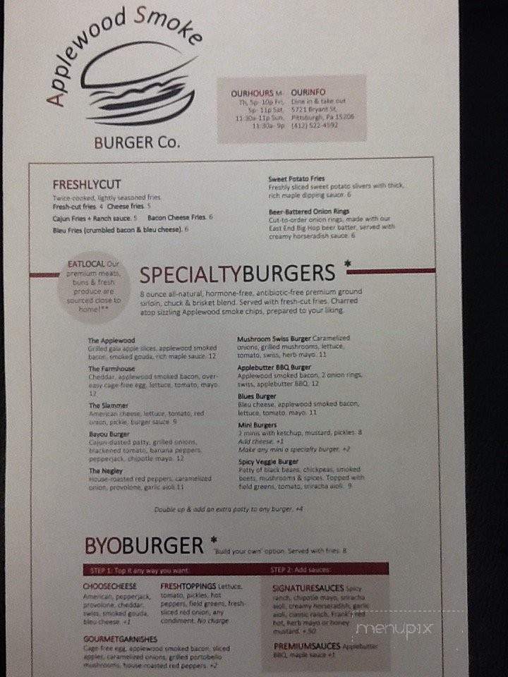 /250360134/Applewood-Smoke-Burger-Company-Pittsburgh-PA - Pittsburgh, PA