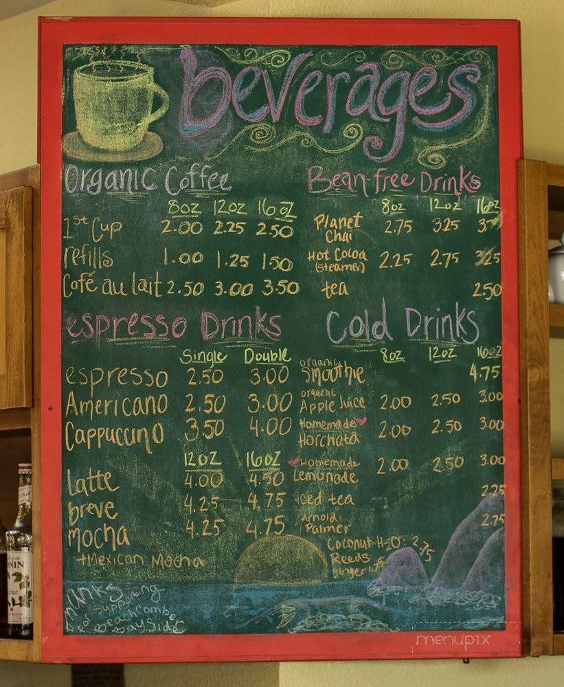 Beachcomber Cafe - Bayside, CA menu_pic