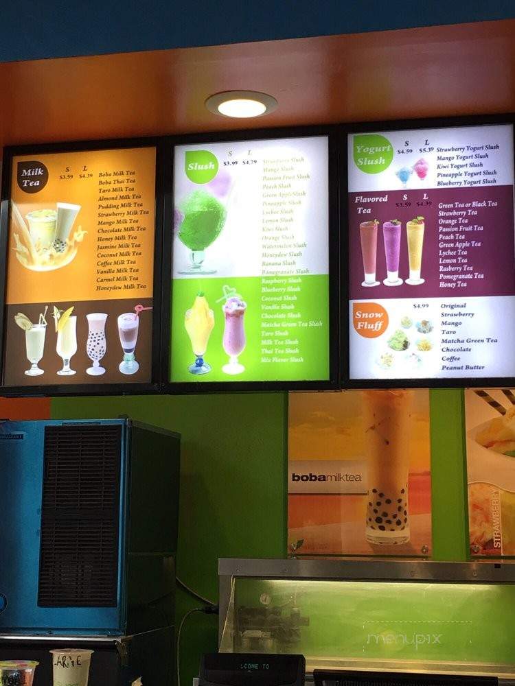 Sweet Boba - Santa Ana, CA menu_pic