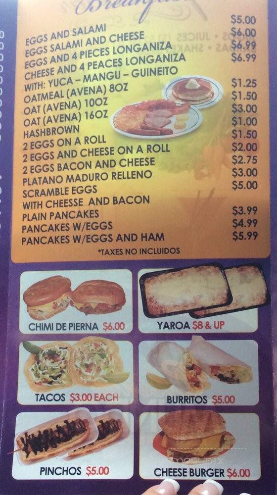 Chimi Mundo Restaurant - Woodhaven, NY menu_pic