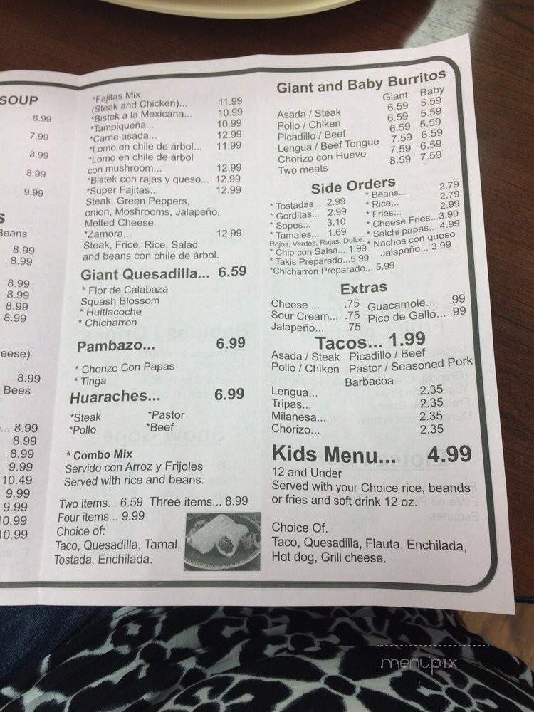 Flamingo Restaurant and Ice Cream - DeKalb, IL menu_pic