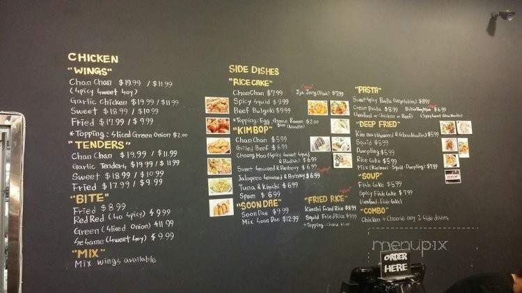 Chan Chan Food House - Irvine, CA menu_pic
