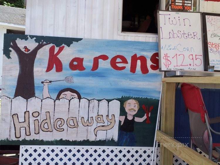 Karen's Hideaway - Boothbay, ME menu_pic