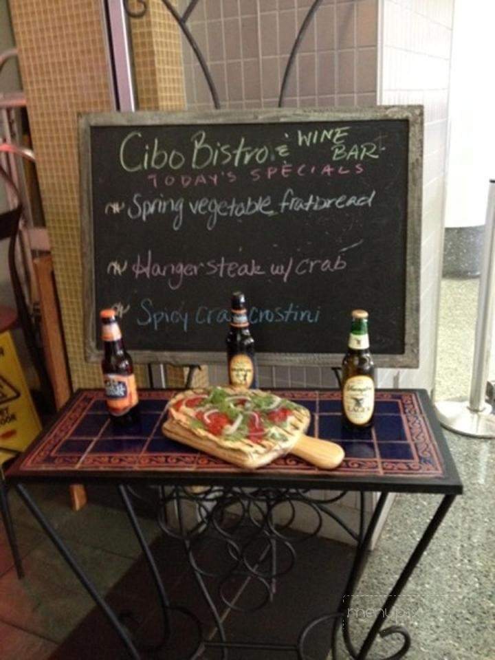 Cibo Bistro and Wine Bar - Philadelphia, PA menu_pic