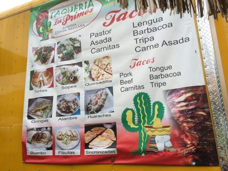 /250999780/Taqueria-Los-Primos-Truck-Menu-Jessup-MD - Jessup, MD