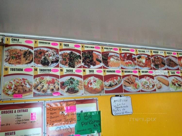 Antojitos Mexicanos - Portland, OR menu_pic