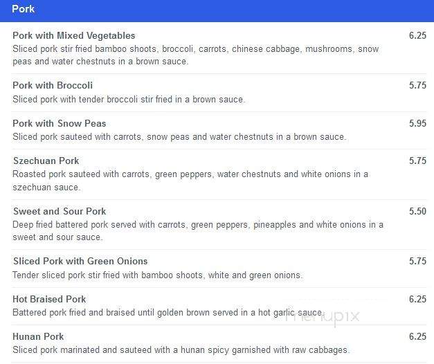 Peking Express - Brooklyn, NY menu_pic