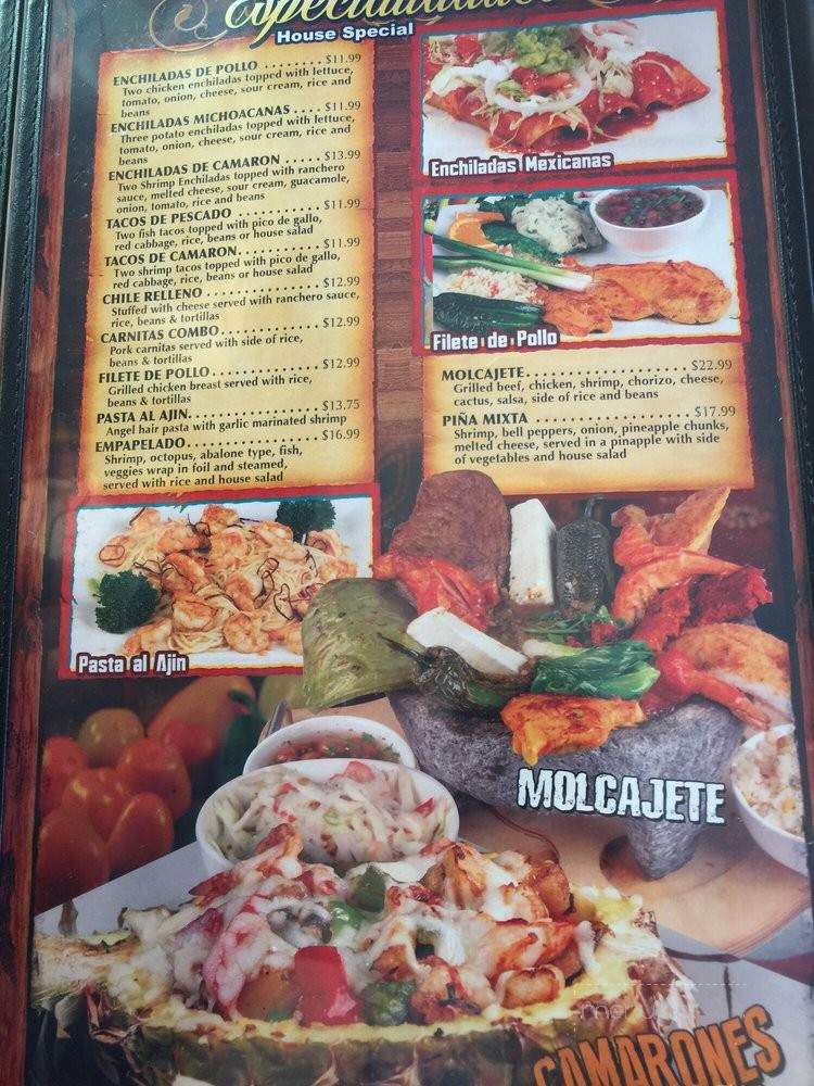 Mi Pueblo Mexican Grill - Oxnard, CA menu_pic