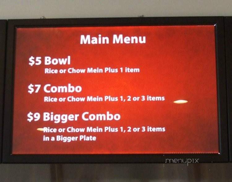 AJ's Chinese Fast Food - Honolulu, HI menu_pic