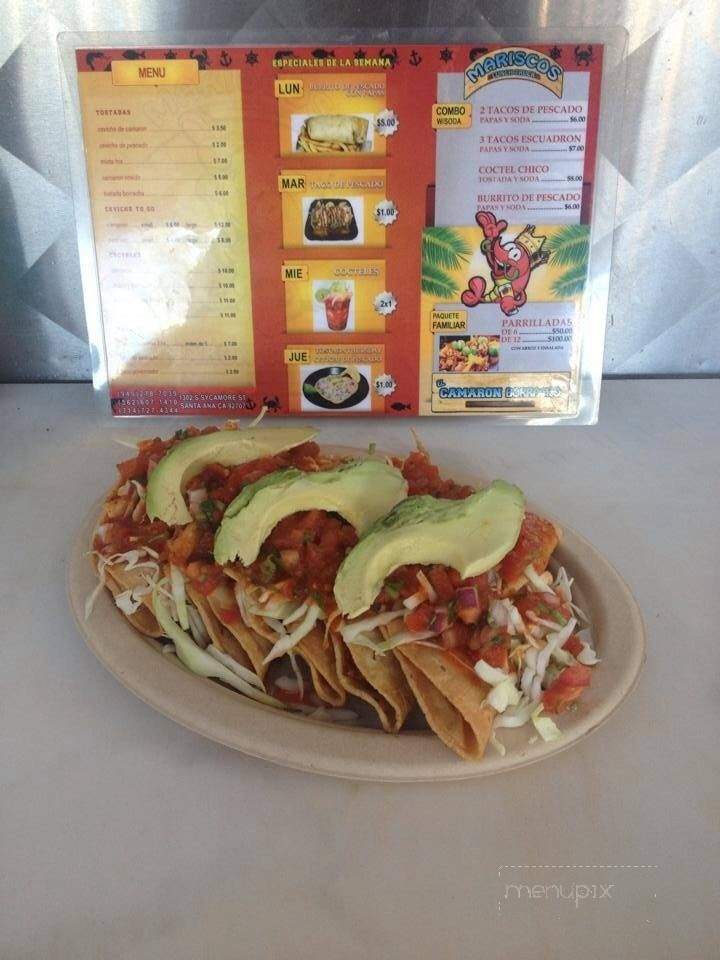 Mariscos El Camaron Borracho - Santa Ana, CA menu_pic