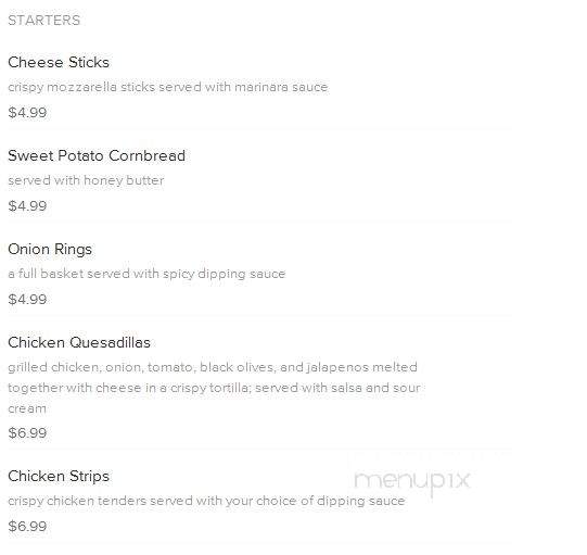 Sawyers - Harrisburg, PA menu_pic