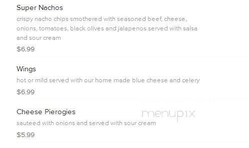 Sawyers - Harrisburg, PA menu_pic