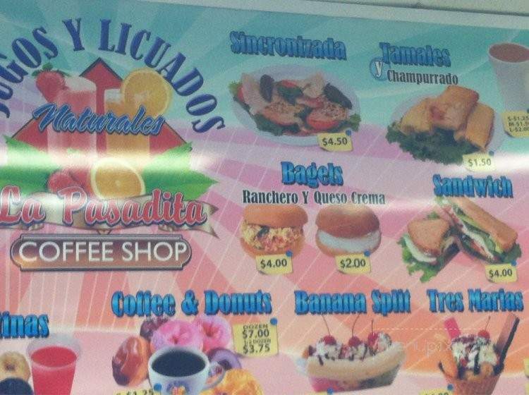 La Pasadita Coffee Shop - Los Angeles, CA menu_pic