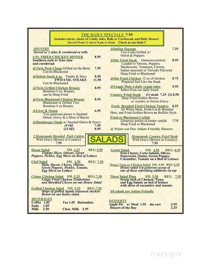 The Big Rig 2 - Deland, FL menu_pic