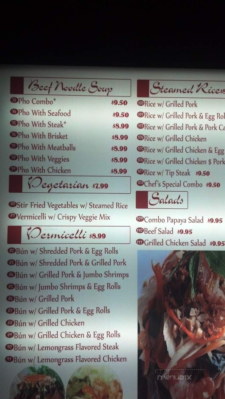 Bucks of Asia - Fayetteville, AR menu_pic