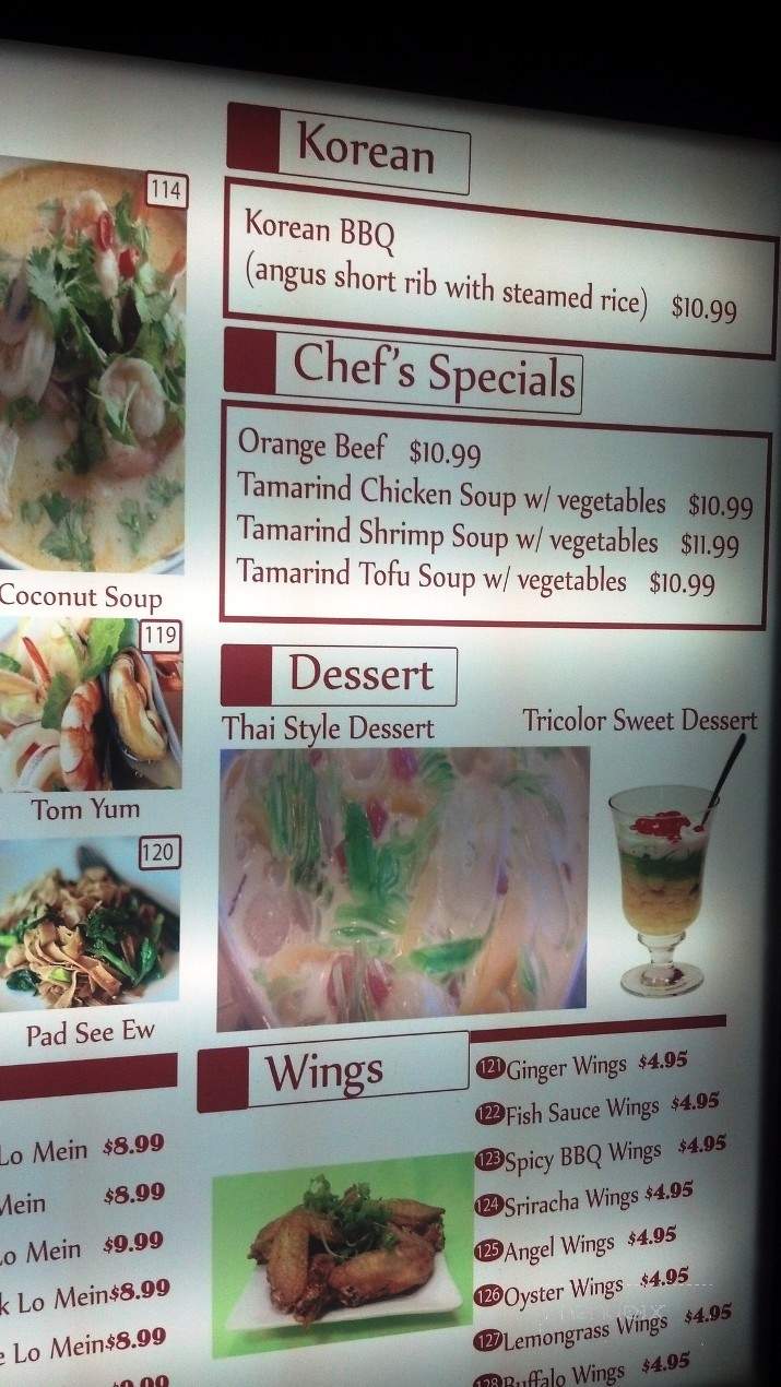 Bucks of Asia - Fayetteville, AR menu_pic